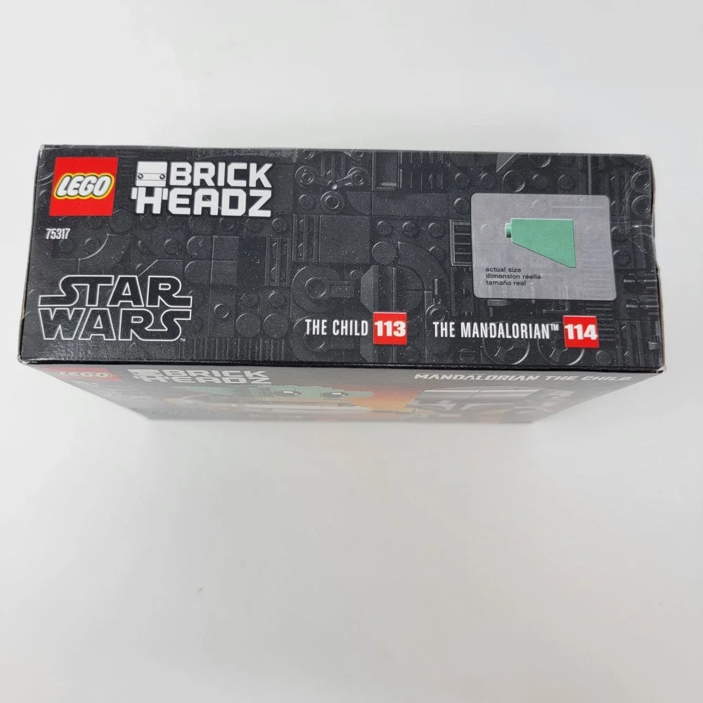 New! Lego BrickHeadz Star Wars The Mandalorian Child 75317 Grogu 295 Pcs READ!!!